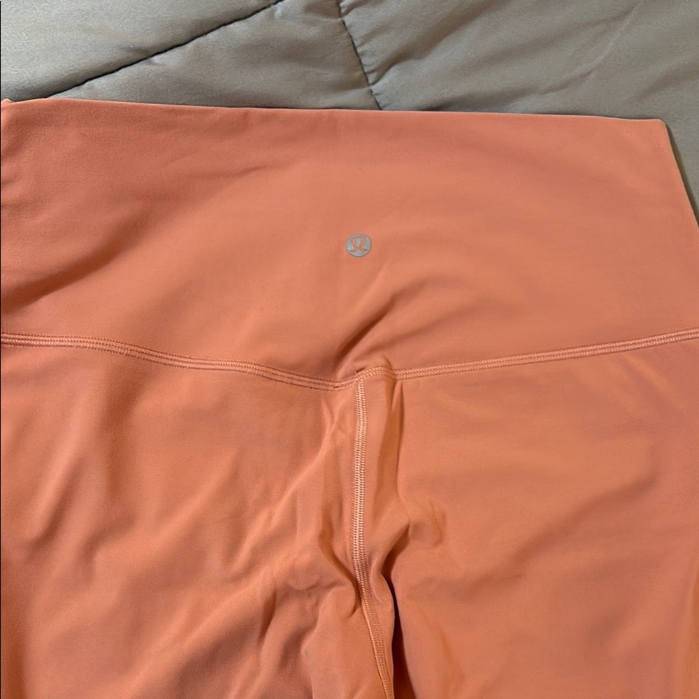 Lululemon Align 25 peach/orange leggings size 12 - Picture 2 of 5